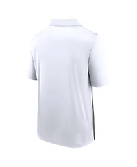 Logo Athletic Men's White/Gray Detroit Lions Sandlot Game Polo Shirt