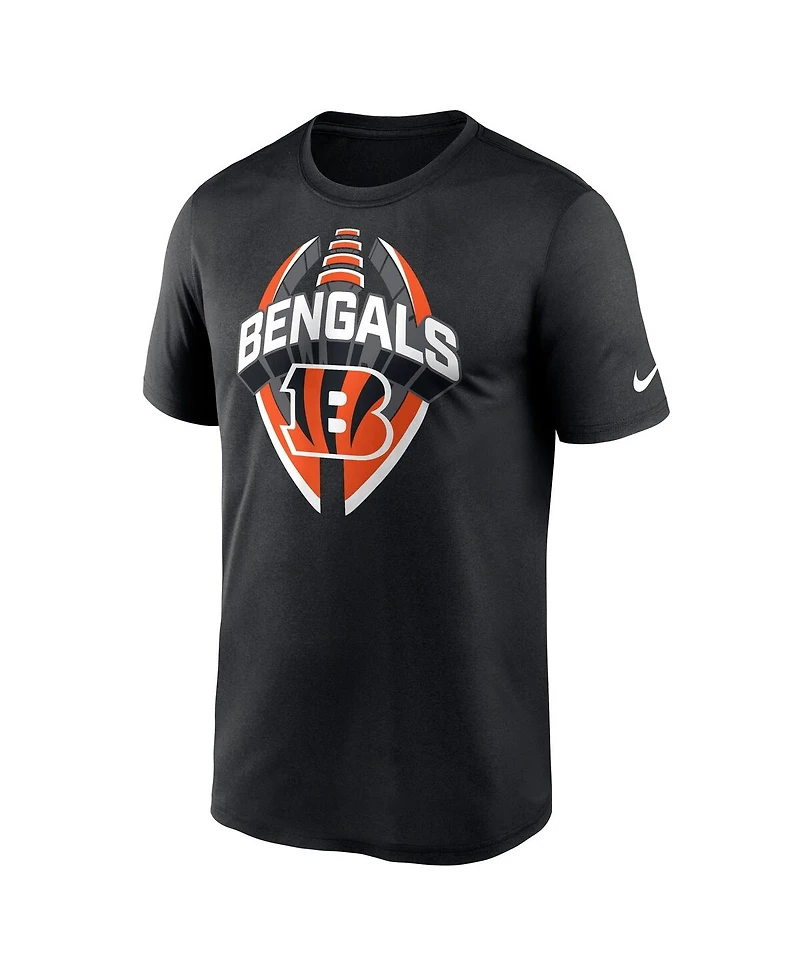 Nike Men's Black Cincinnati Bengals Legend Icon Performance T-Shirt