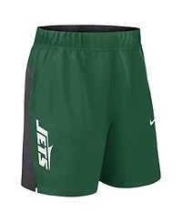 Nike Men's Green New York Jets Woven Victory Performance Shorts