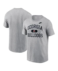Nike Men's Heather Charcoal Georgia Bulldogs Legacy Alma Mater T-Shirt