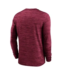 Nike Men's Garnet Florida State Seminoles 2025 Sideline Velocity Performance Long Sleeve T-Shirt