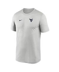 Nike Men's Gray West Virginia Mountaineers 2025 Sideline Small Logo Legend Performance T-Shirt