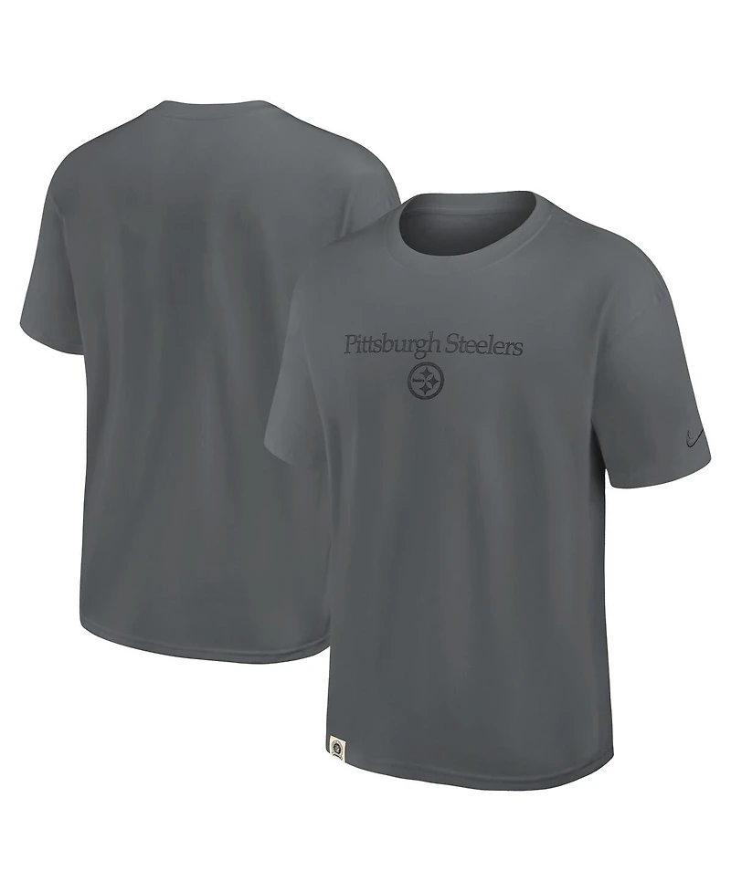 Nike Men's Gray Pittsburgh Steelers Glory Max90 T-Shirt