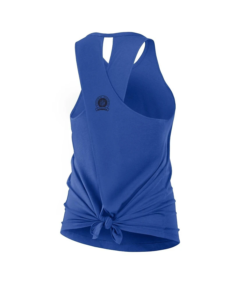Nike Women's Royal Buffalo Bills Glory Crisscross Performance Tank Top