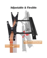 Instahibit Adjustable Led Light for Retractable Banner Stand Trade Show 4 Packs