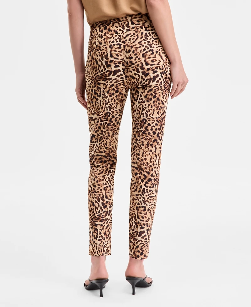 I.n.c. International Concepts Women's Cheetah-Print Skinny Pants, Exclusively at Macy's