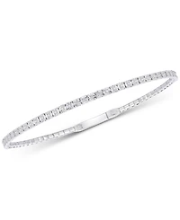 Diamond Illusion Tennis Bracelet (1/4 ct. t.w.) in Sterling Silver