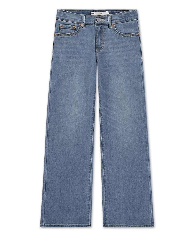 Levi's Big Girls Vintage-Like Mid Rise Wide Leg Jeans