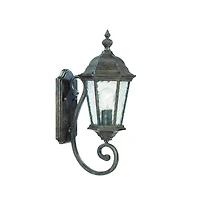 Wall Mounted One Light Carousel Lantern for Indoor and Outdoor Use