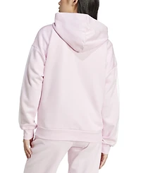 adidas Women's 3-Stripe Fleece Full Zip Hoodie