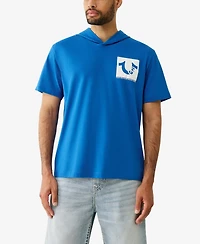 True Religion Men's Short Sleeve Hooded T-Shirt