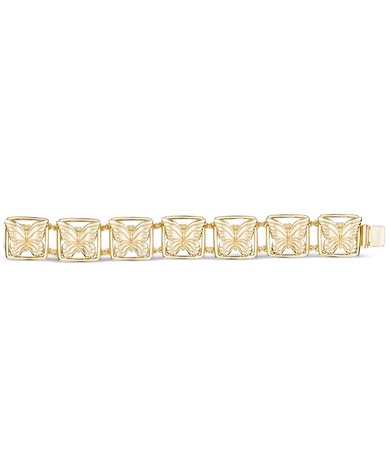 Patricia Nash Gold-Tone Butterfly Link Bracelet