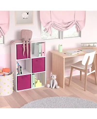 Closetmaid Decorative Home Stackable 6 Cube Cubeicals Organizer Storage