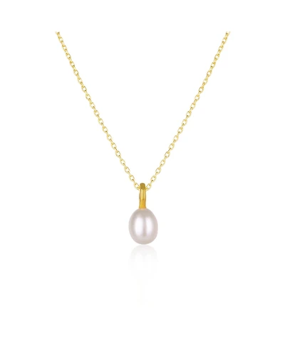 Spero London Treasures Baroque Seed Pearl Pendant Sterling Silver Necklace