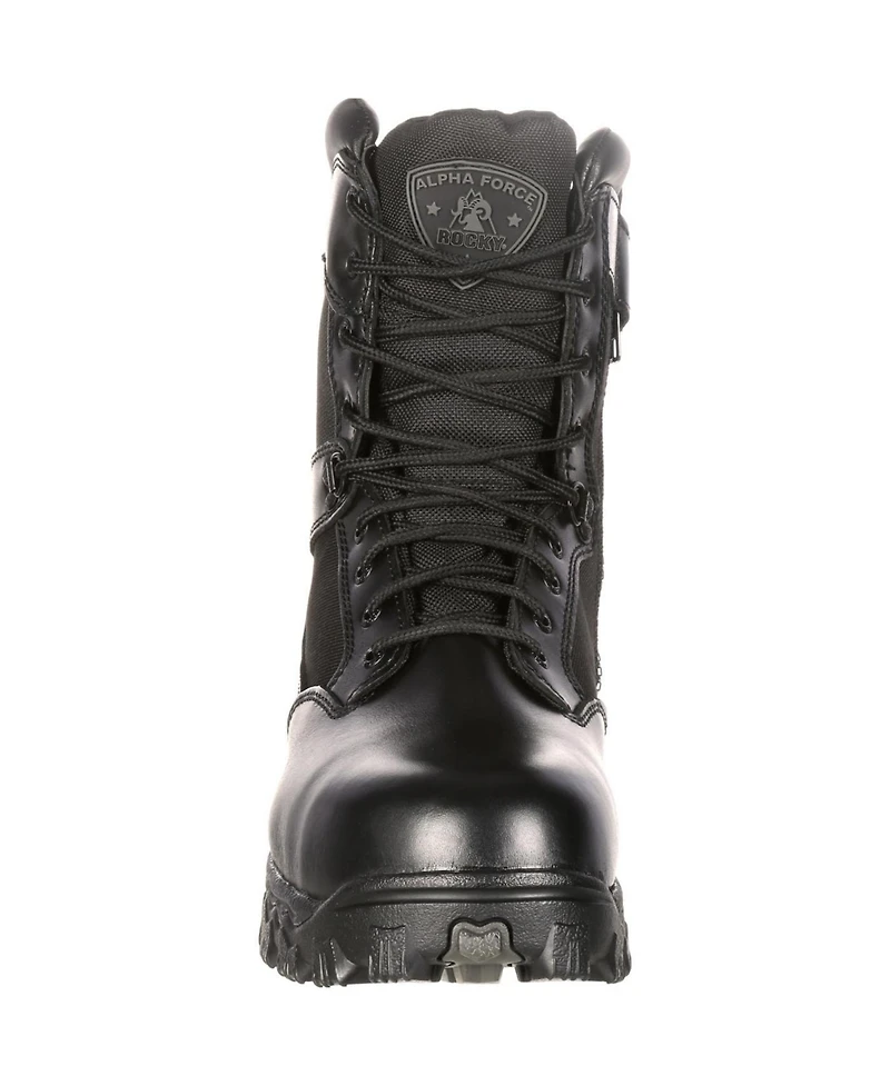 Rocky Men's AlphaForce Zipper Composite Toe Public Service Boot