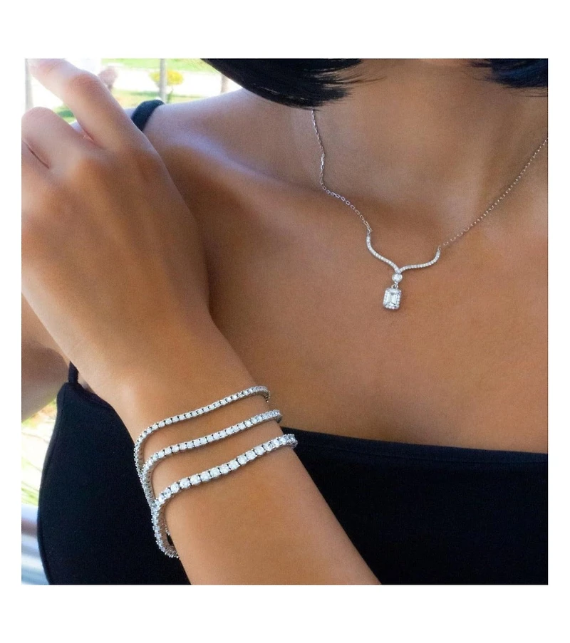 Spero London Sterling Tennis Bracelet -