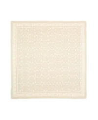 Coach Women's Signature Rose Meadow Print Oversized Square Scarf