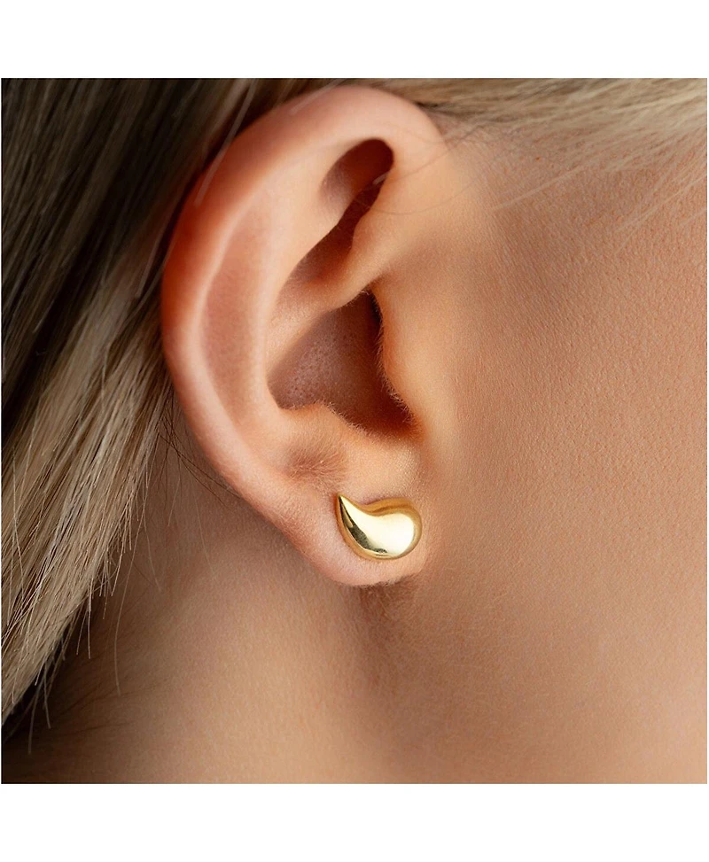Spero London Pear Teardrop Earrings Sterling Silver