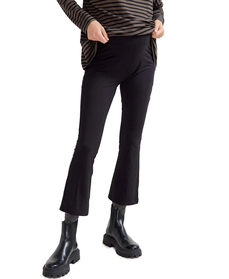 Hatch Collection Maternity The Ultimate Over the Bump Crop Flare Legging