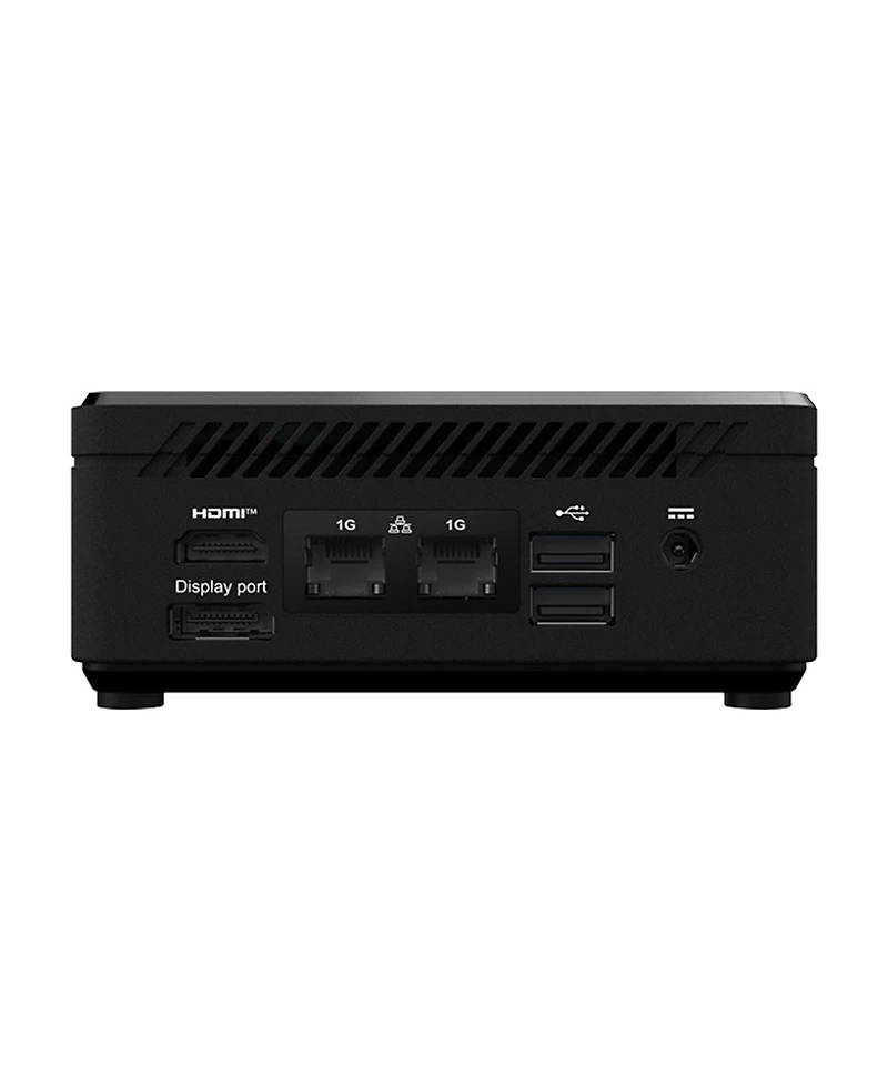 Msi Cubi N Adl S-055BUS Mini Barebone Desktop Computer, Intel Celeron N100 1.8GHz, Ram, Storage and Os Not Included, Black
