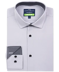 Men's Slim Fit Micro Geo 4-Way Stretch Performance Dress Shirt