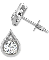 Diamond Teardrop Shape Stud Earrings (5/8 ct. t.w.) in 14k Gold