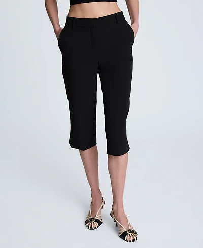Kenneth Cole Women's Mid-Rise Pedal Pusher Pants