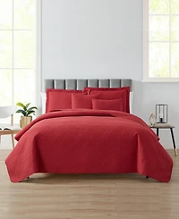 Nestl Diamond Embossed 5-Pc. Quilt Set, King/California King