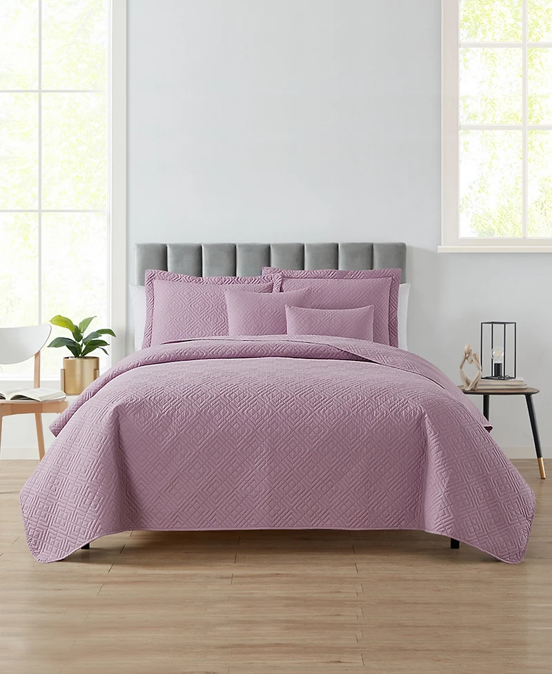Nestl Diamond Embossed 5-Pc. Quilt Set, King/California King