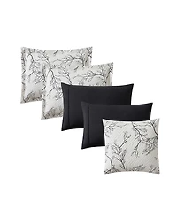 Nestl Branches Reversible 4-Pc. Quilt Set, Twin/Twin Xl