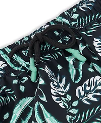 Sunset and Vines Men's Floral Woven Swim Trunks