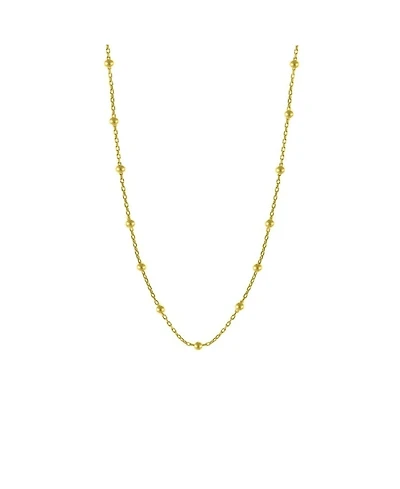 Spero London Bead Chain Sterling Silver Satellite Necklace
