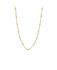 Spero London Bead Chain Sterling Silver Satellite Necklace
