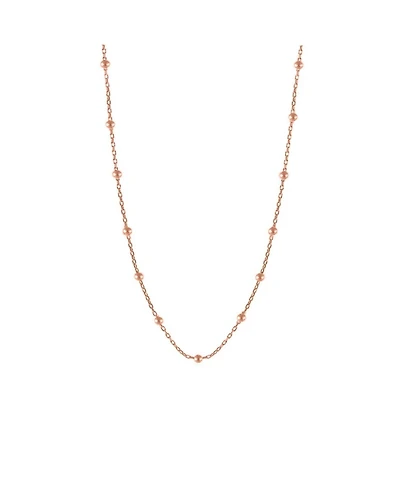 Spero London Bead Chain Sterling Silver Satellite Necklace