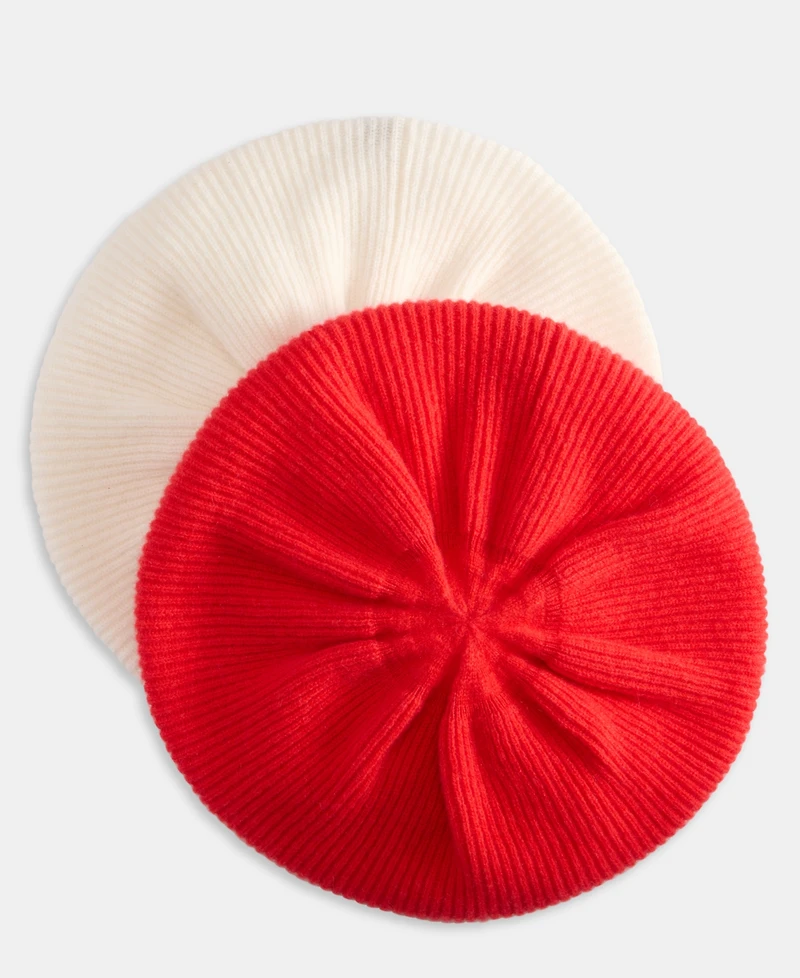 Charter Club Cashmere Knit Beret, Created for Macy's