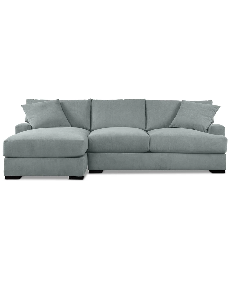 Rhyder 2-Pc. Fabric Chaise Sectional, Exclusively at Macy's