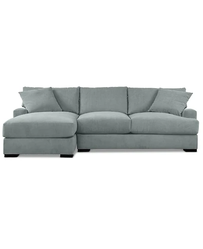 Rhyder 2-Pc. Fabric Chaise Sectional, Exclusively at Macy's