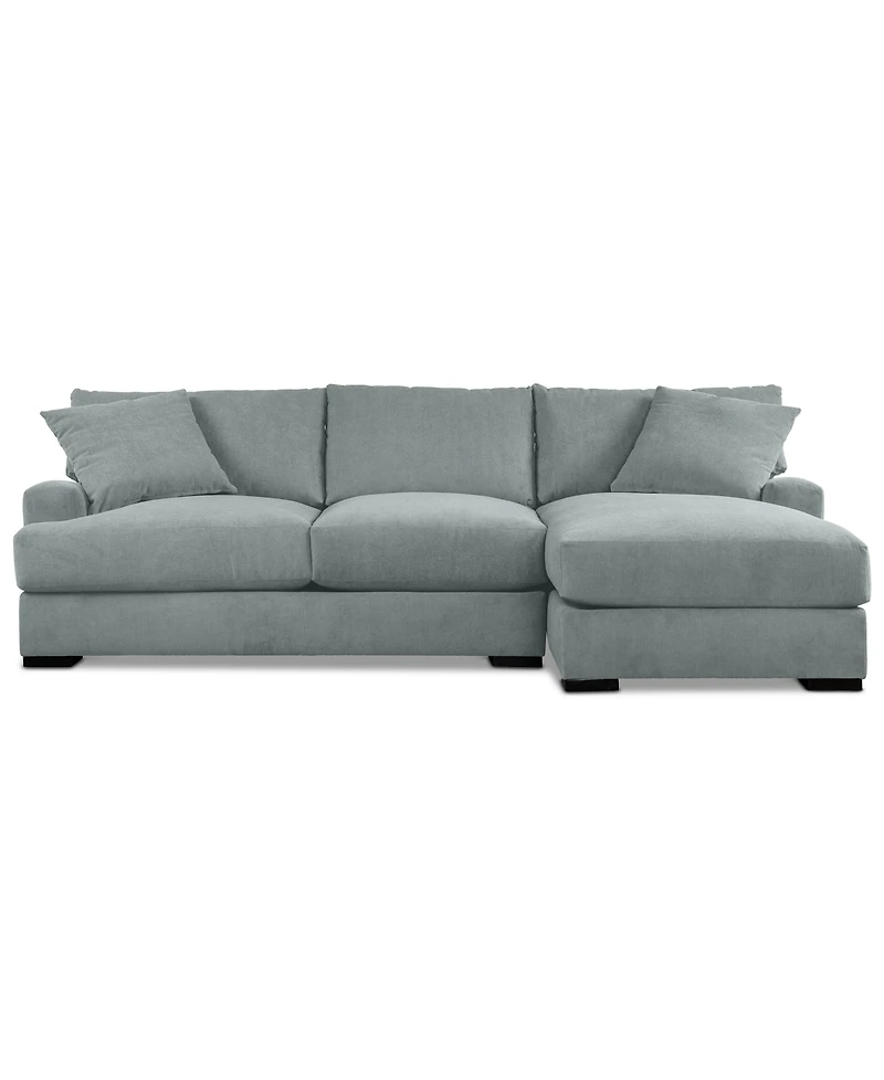Rhyder 2-Pc. Fabric Chaise Sectional, Exclusively at Macy's