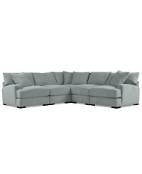 Rhyder 111" 5-Pc. Fabric L Sectional, Exclusively at Macy's