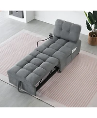 Streamdale Furniture 40.20 inches long, Teddy Sofa Fabric,a convertible sofa-bed, for Apartment Office Living Room