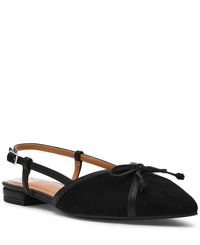 Dv Dolce Vita Women's Carsen Bow Pointed-Toe Slingback Flats