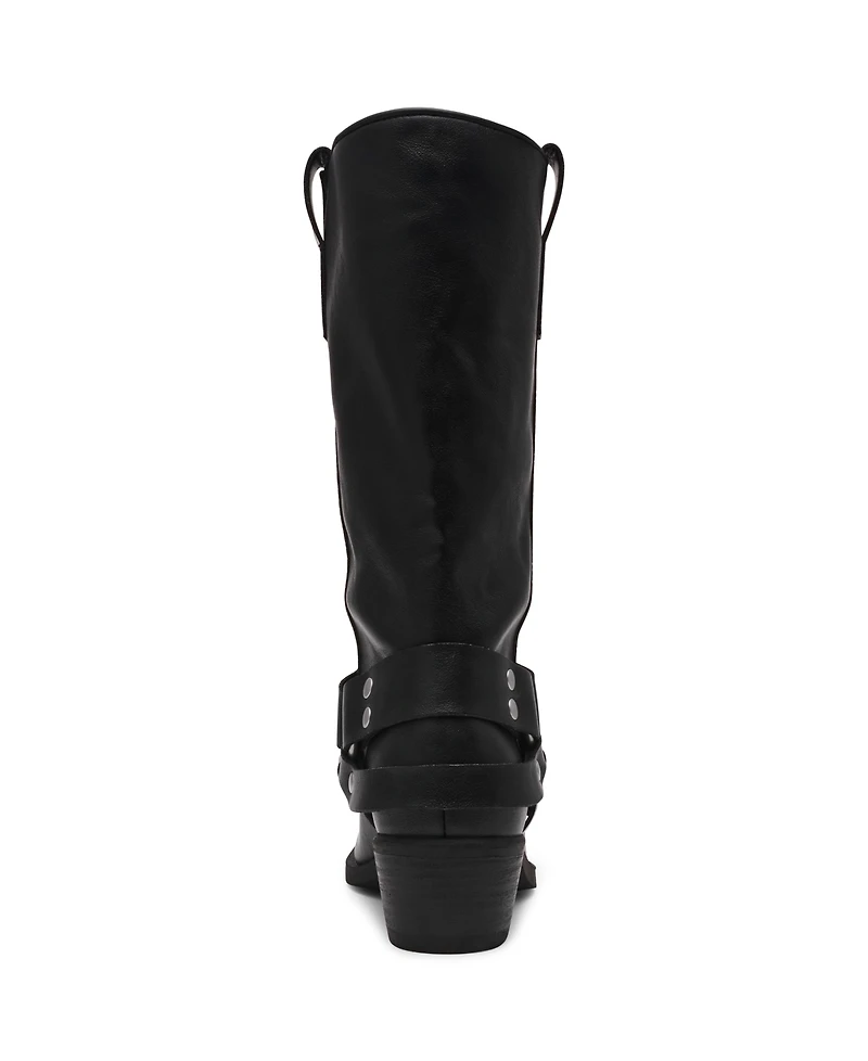 Dv Dolce Vita Women's Tanzy Tall Harness Moto Engineer Boots