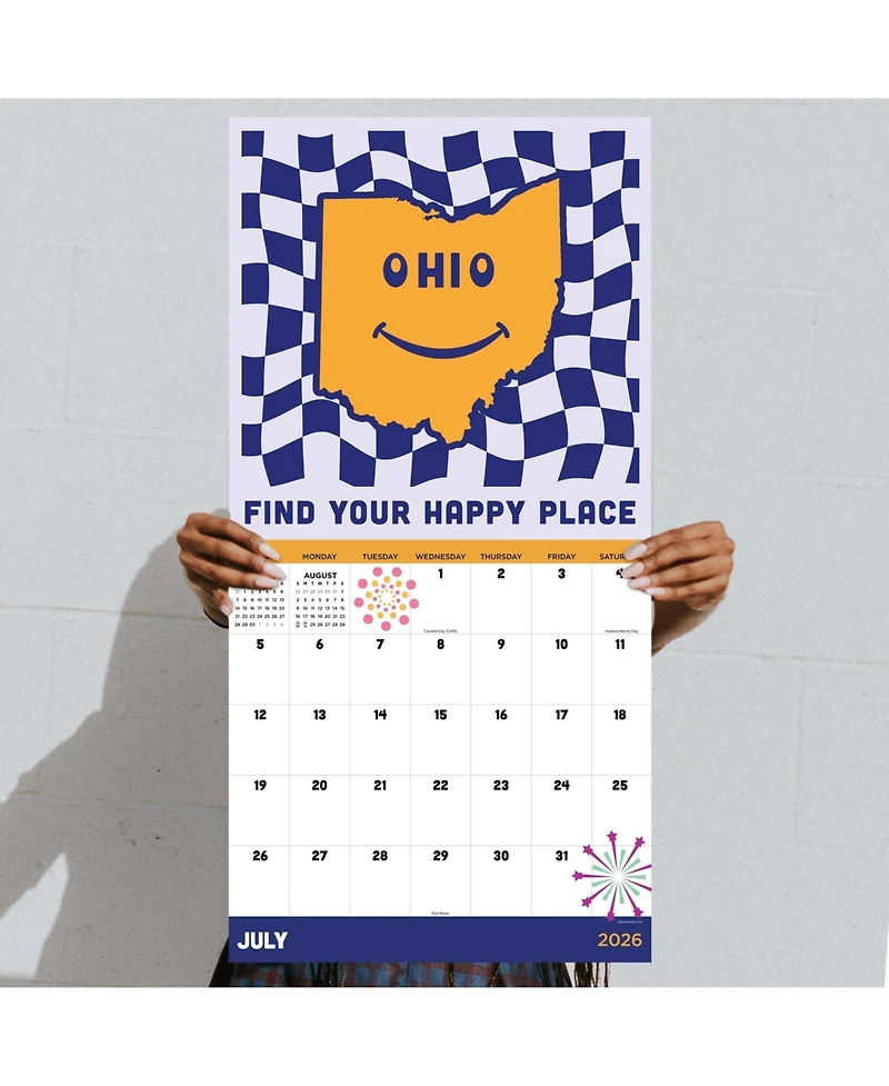 2026 Home: Ohio Wall Calendar
