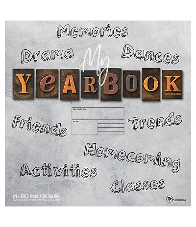 My Year Book Undated Memory 12"x12" Wall Calendar