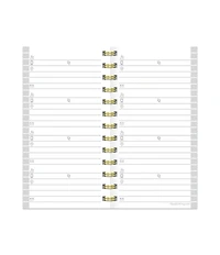 Gray Spiral Address Book