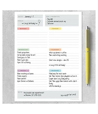 Simply Weekly Color Coded Task Pad