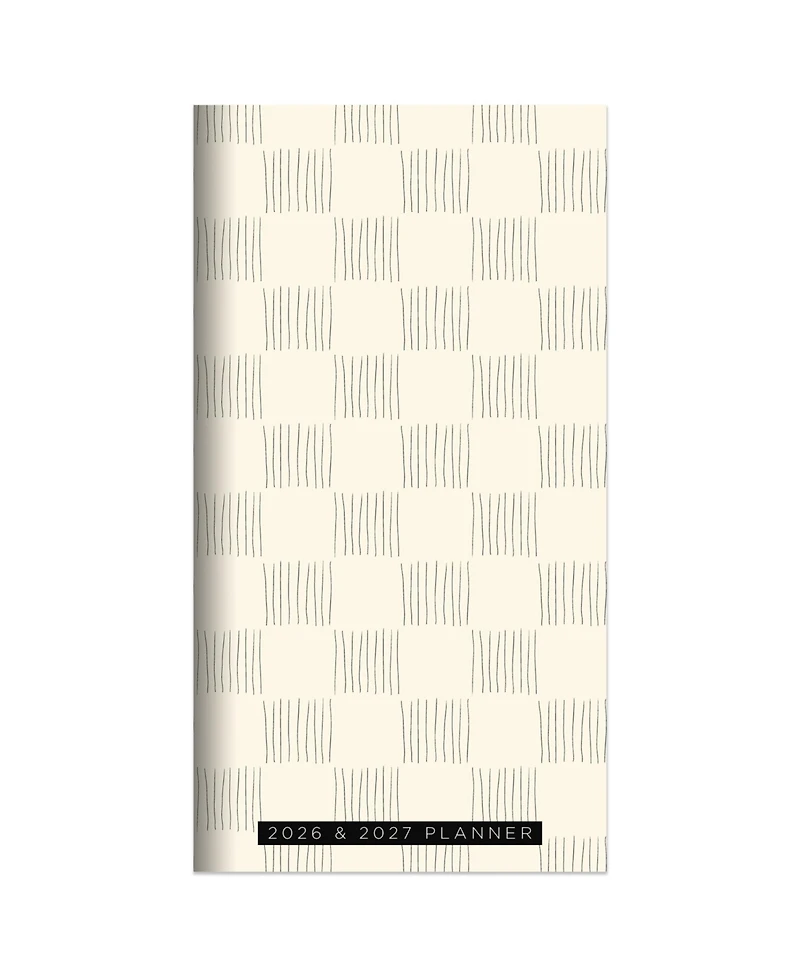 2026-2027 Checkerboard Small Monthly Pocket Planner