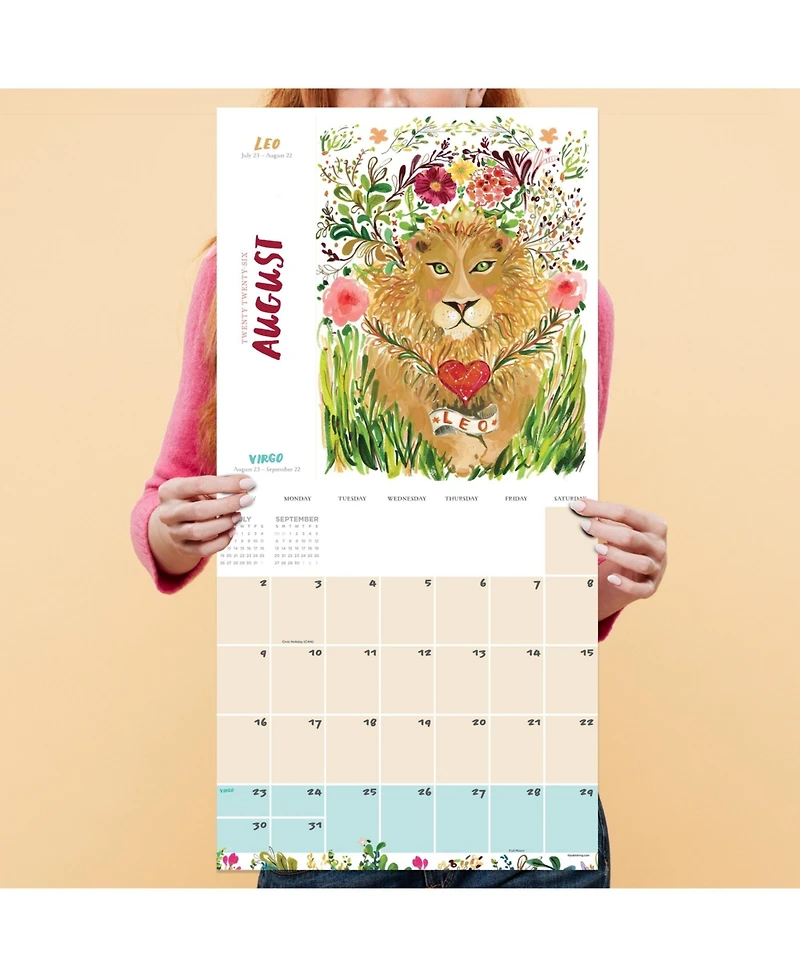 2026 Zodiac Wall Calendar