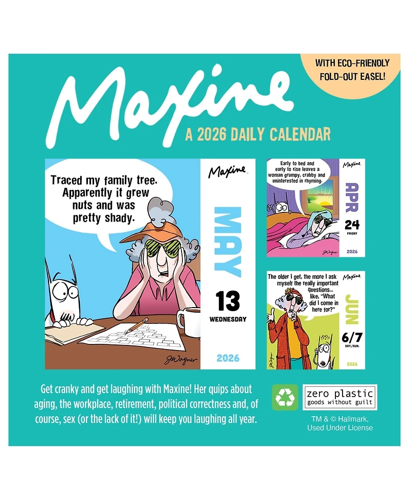 2026 Maxine Daily Desktop Calendar