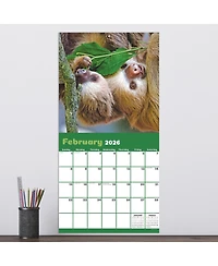 2026 Sloths Wall Calendar